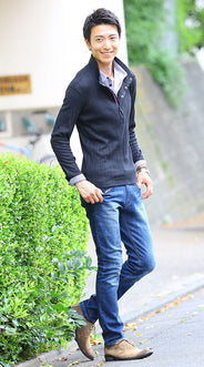 ジーンズ×シャツ・ポロシャツのコーディネート