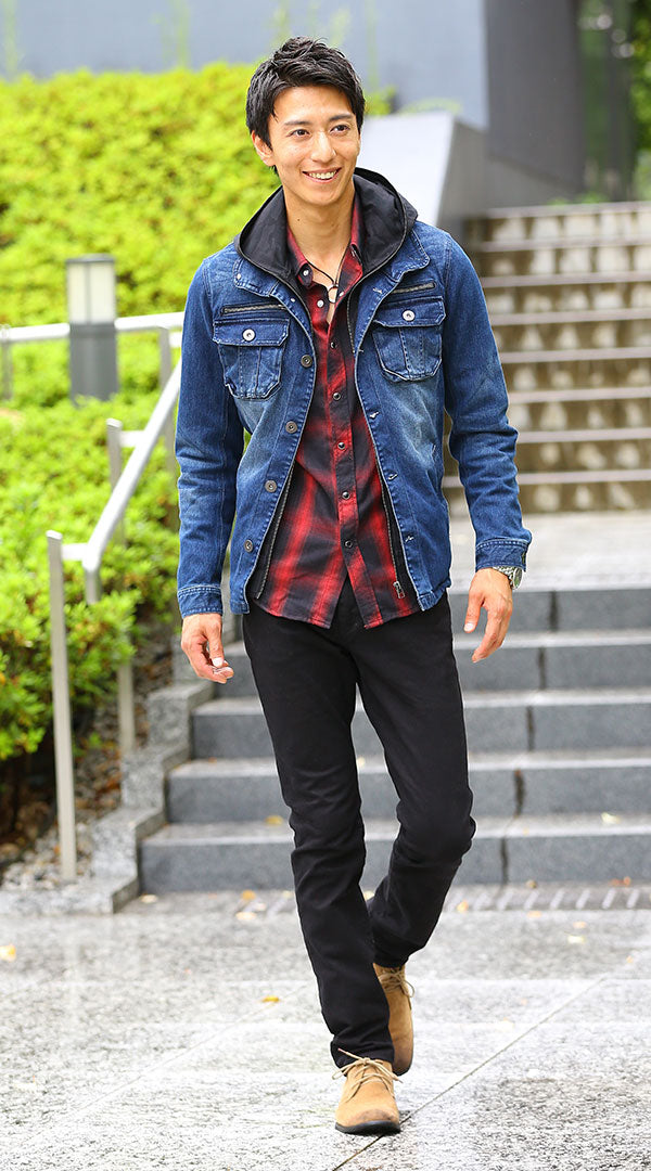 30代メンズにおすすめのチェックシャツのコーデ例