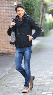 Pコート【ショート丈コーディネート】