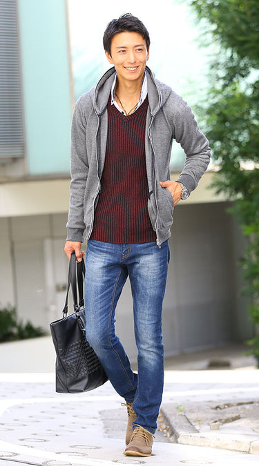 自然とかっこよく見える30代メンズのニットコーディネート
