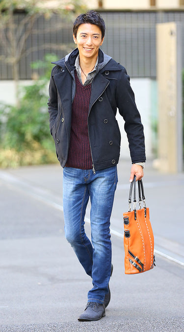 メンズにおすすめのジーパンに合う秋コーデ