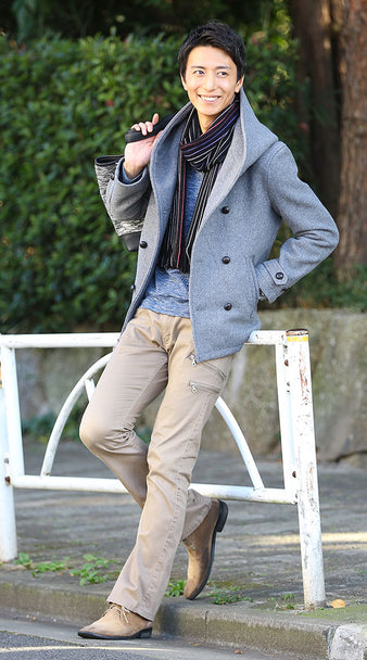 50代メンズトートバッグコーディネート