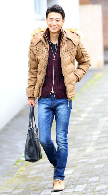 中綿・ダウンジャケットを使ったおしゃれな冬コーデ例