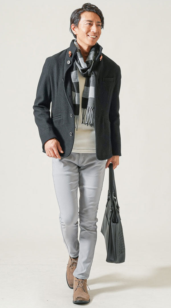 50代メンズファッションのおしゃれな冬コーデ