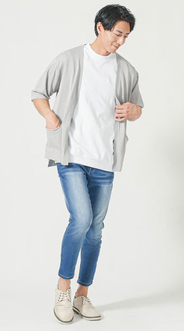 気温33度におすすめのカーディガンコーデ