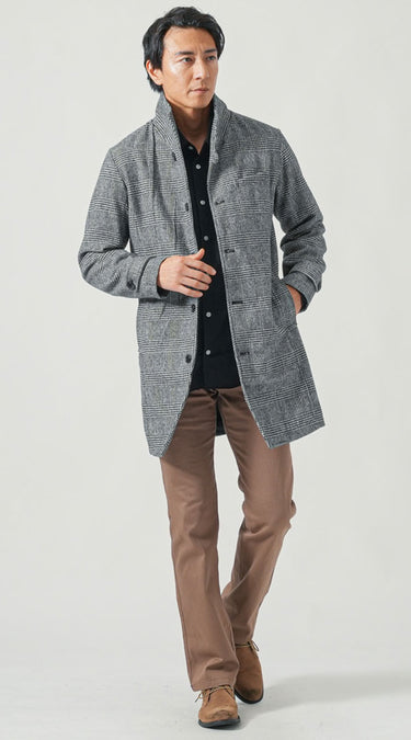 黒シャツの重さをやわらげながら清潔感をしっかり残せる“正解コーデ”