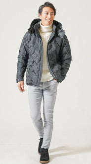 40代メンズに相応しい冬のブーツコーデ