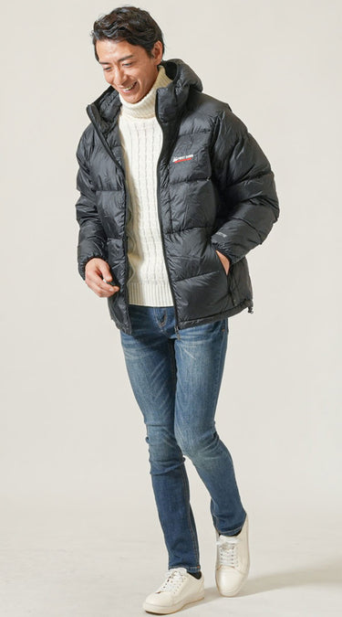 30代メンズにおすすめなパンツ冬コーデ例