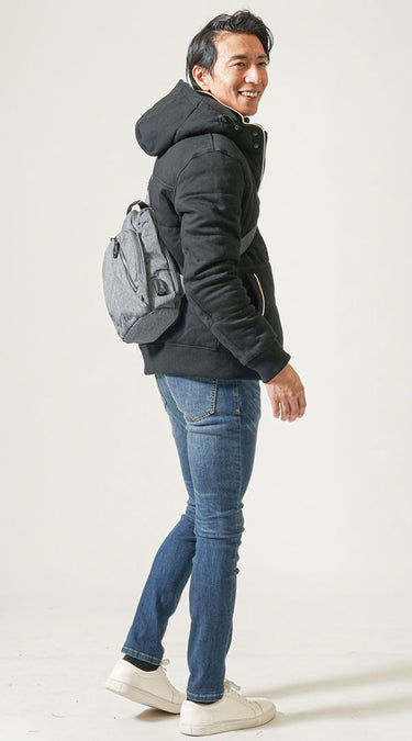 30代メンズにおすすめなパンツ冬コーデ例