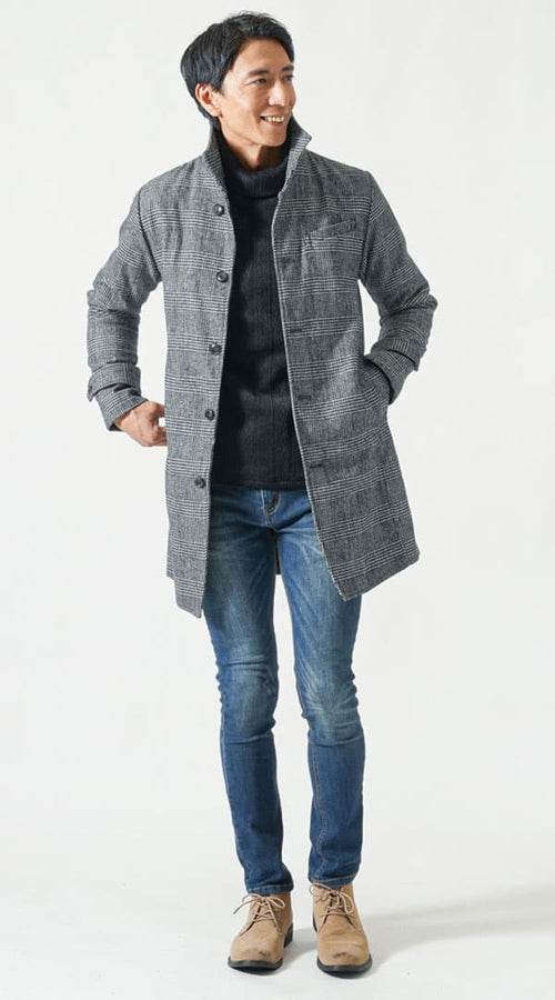 40代メンズにおすすめの冬コートコーデ