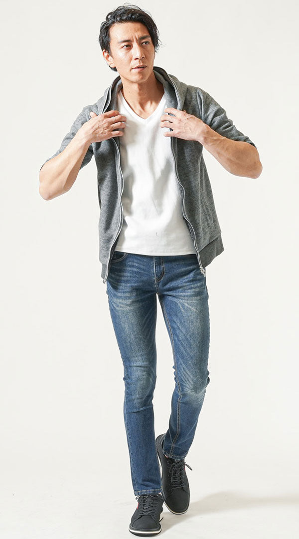 50代メンズにおすすめのおしゃれなジーンズファッションの例