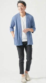 最低気温20度の私服・カジュアルメンズコーデ例