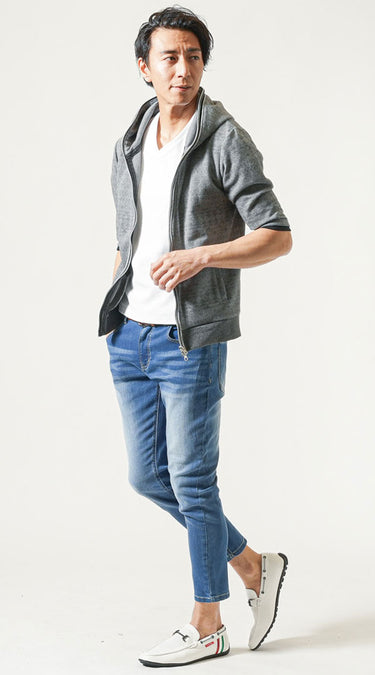 50代メンズの理想のカジュアルスニーカーコーデの例