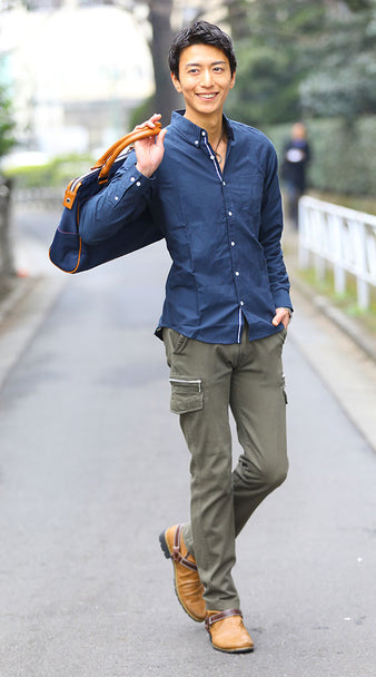 ネイビーコーデ