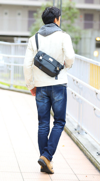 メンズバッグのコーディネート