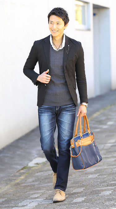 50代メンズにおすすめのおしゃれなジーンズファッションの例