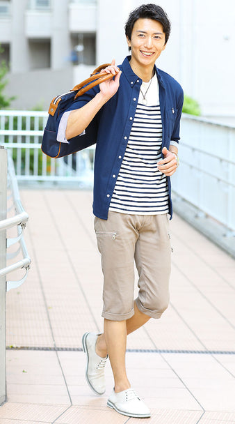 ネイビーコーデ