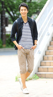 リュックサックのメンズコーディネート