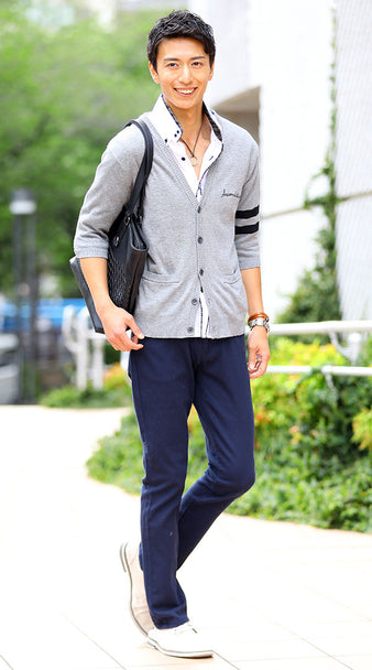 ネイビーコーデ