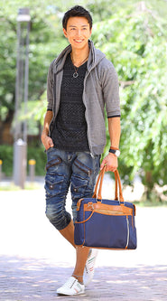 春夏のパーカーコーディネート