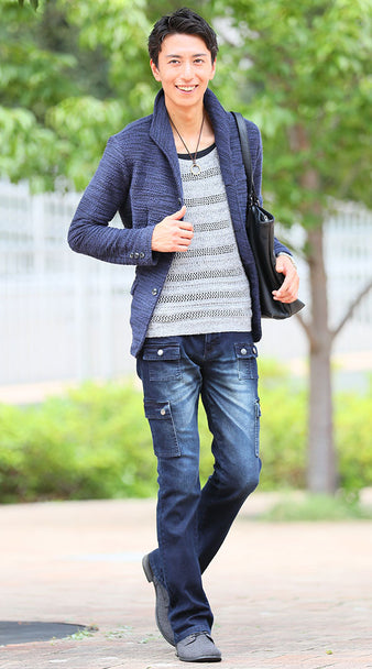 杢スラブ地イタリアンカラージャケット