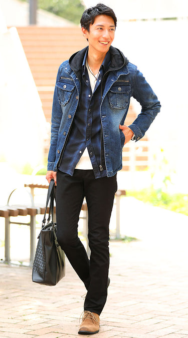 メンズのシャツコーディネート