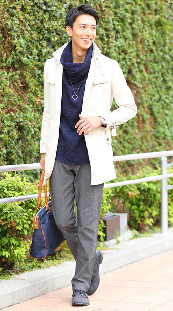 ネイビーコーデ