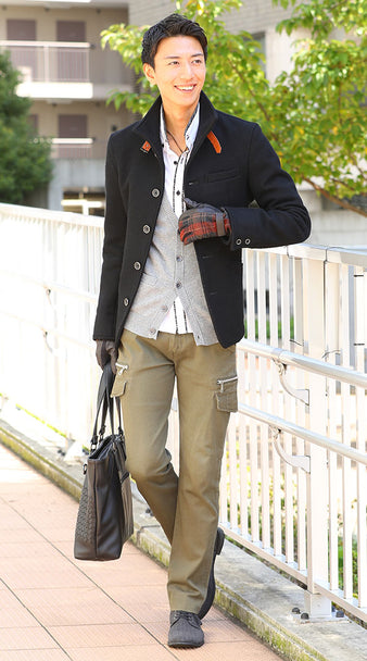 30代メンズにおすすめのハーフコートのコーデ