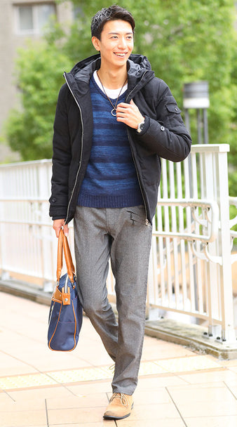 ネイビーコーデ