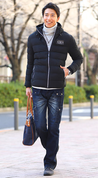 50代メンズトートバッグコーディネート