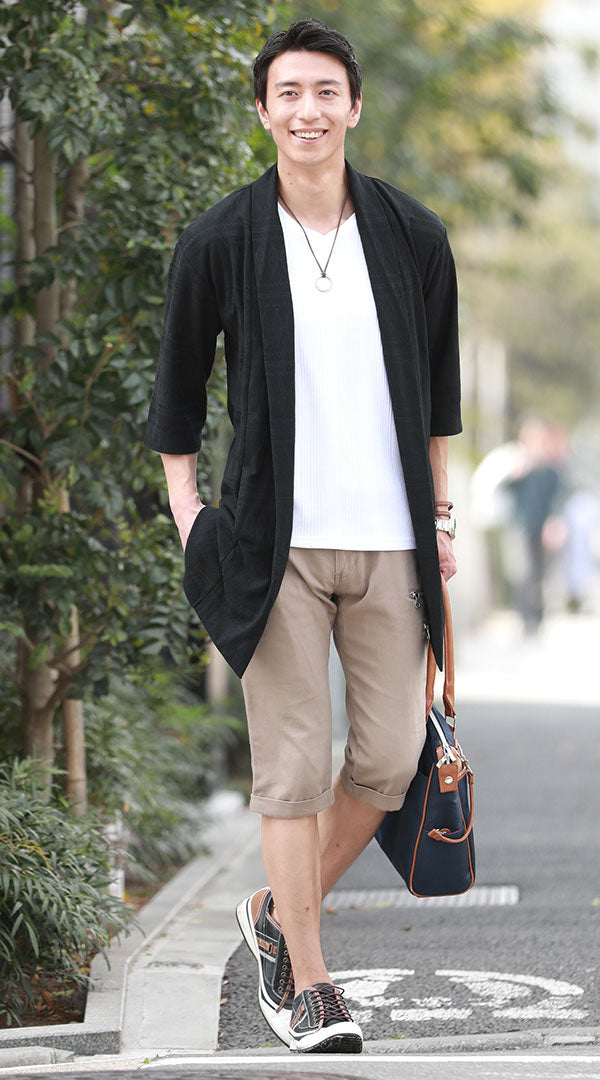 コーディガン　カットソー　クロップドチノ　snp_rf1053