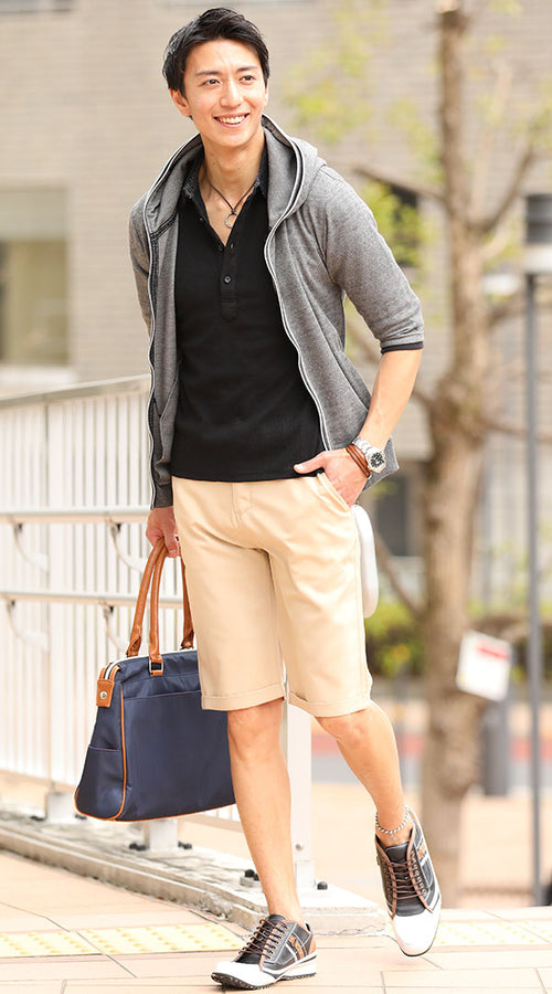 40代メンズにおすすめのハーフパンツコーデ