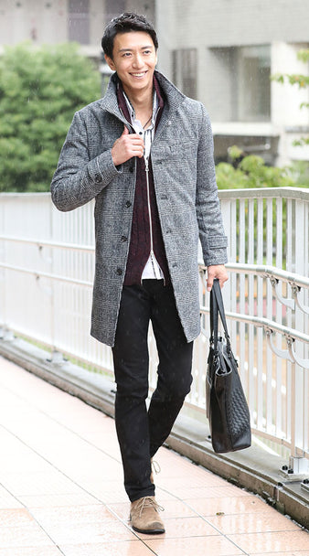 黒パンツの冬コーデ例