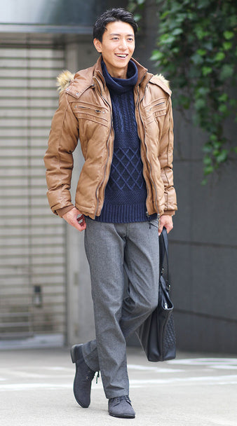 ネイビーコーデ