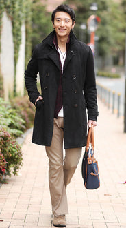 Pコート【ロング丈コーディネート】