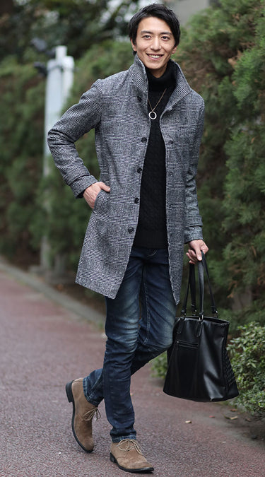 大人の男性にふさわしいきちんと感のあるイケオジファッション例