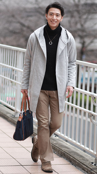 男に持って欲しいと言われているバッグを使った40代メンズのコーデ例