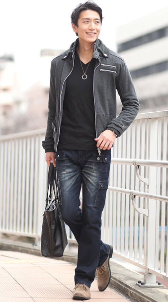 男に持って欲しいと言われているバッグを使った40代メンズのコーデ例