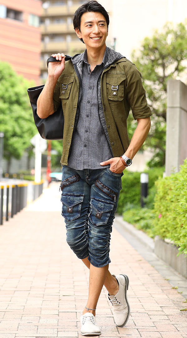 ミリタリージャケットメンズコーデ 春/夏/秋/冬【40代50代30代に