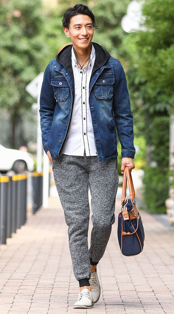 ジョガーパンツコーディネート