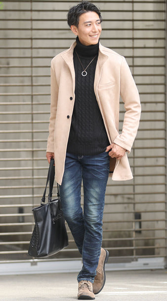 デニムパンツコーディネート