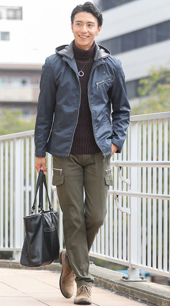 ライダースジャケットを着こなすための参考コーディネートをチェック!・着こなし例