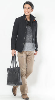 春ニットコーデ