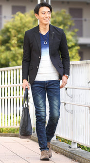 春ニットコーデ