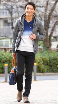 春ニットコーデ