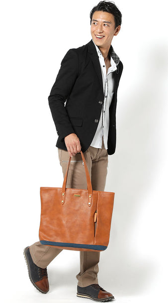 チノパンに合う靴のおすすめメンズコーデ例