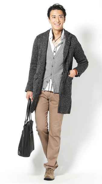 筋肉質・ガッチリ体型の冬コーデ