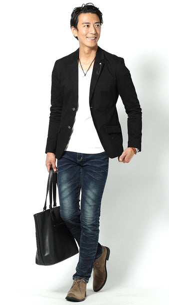 メンズにおすすめの正しいサイズ感で選んだパンツコーデ例