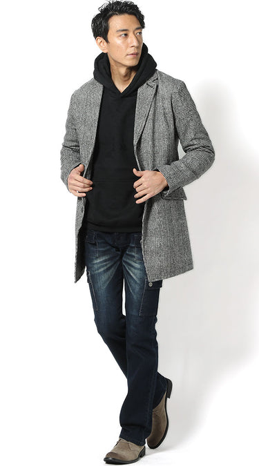 冬のデートにパーカーやスウェットを着ていきたい