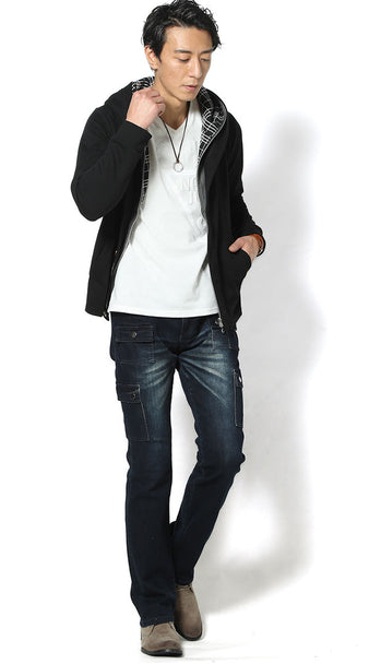 メンズにおすすめの正しいサイズ感で選んだパンツコーデ例